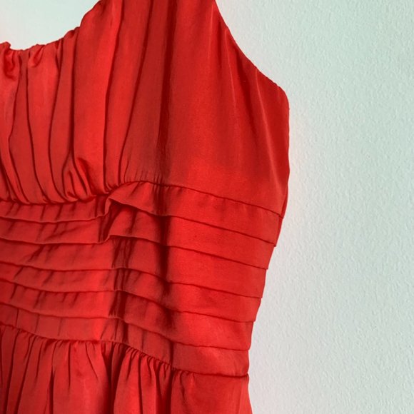 H&M Women’s Reddish Orange Spaghetti Strap Dress Size 0 (GUC) - Picture 9 of 16